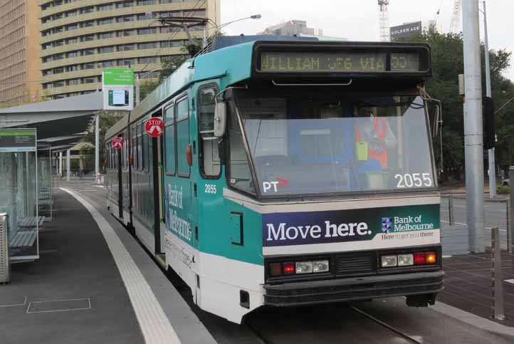 Yarra Trams Class B 2055 Bank of Melbourne